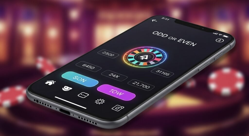 실시간 인터페이스를 갖춘 MGM홀짝 게임 화면 구성 